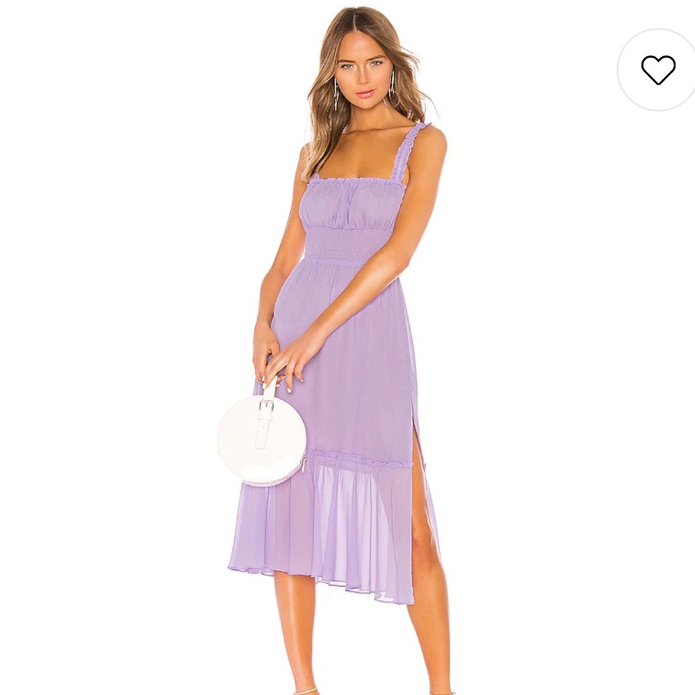Lavender midi dress
